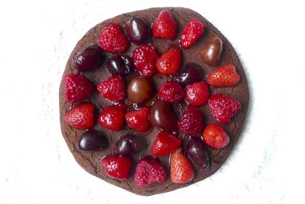 healthy oven baked chocolate pancake