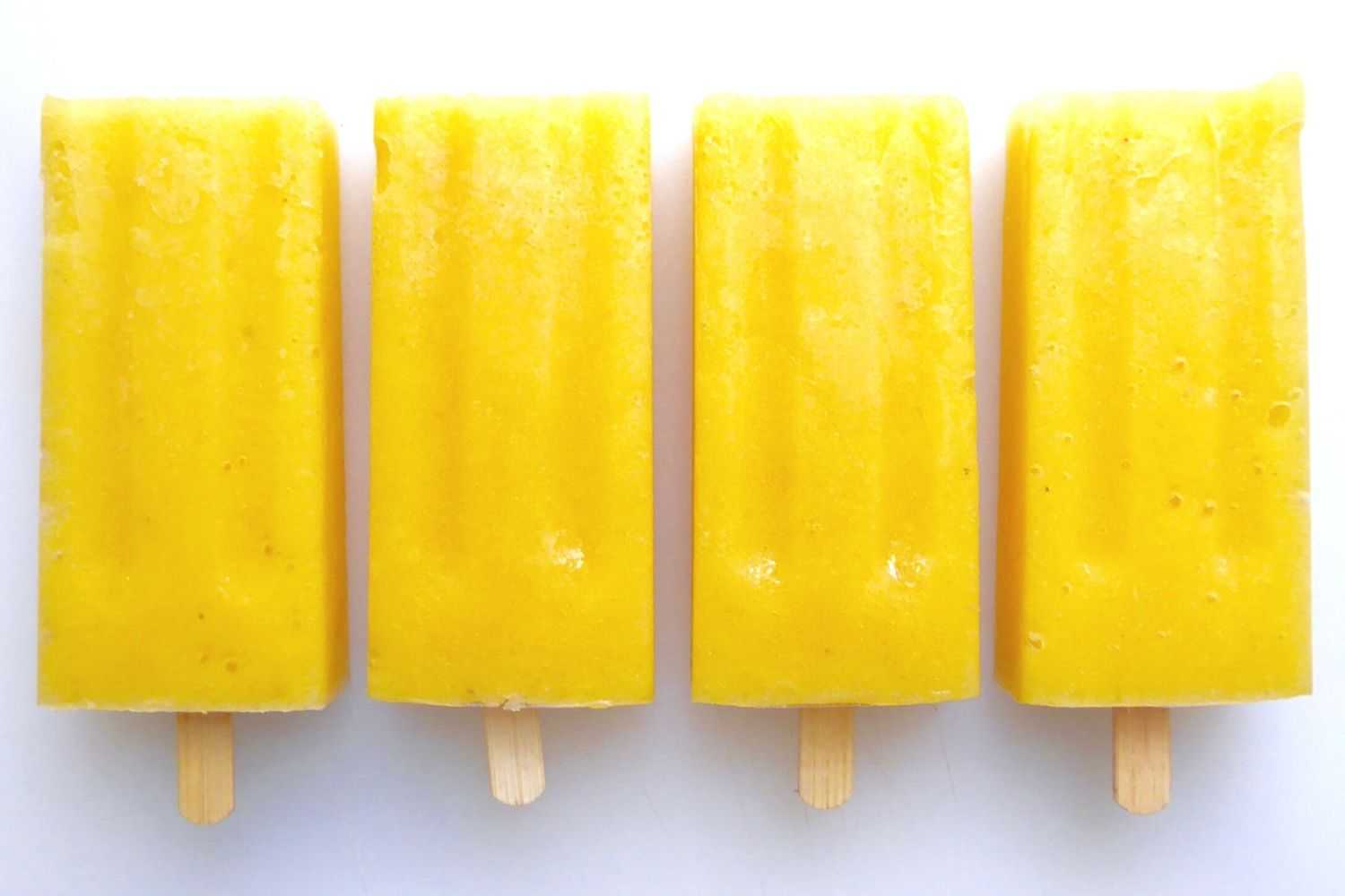 healthy tropical popsicles/ice lollies