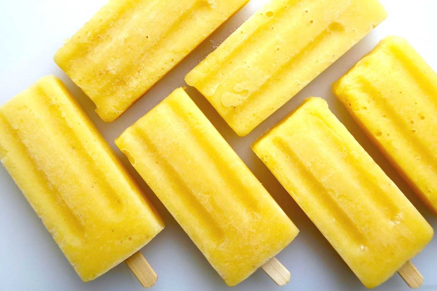 healthy tropical popsicles