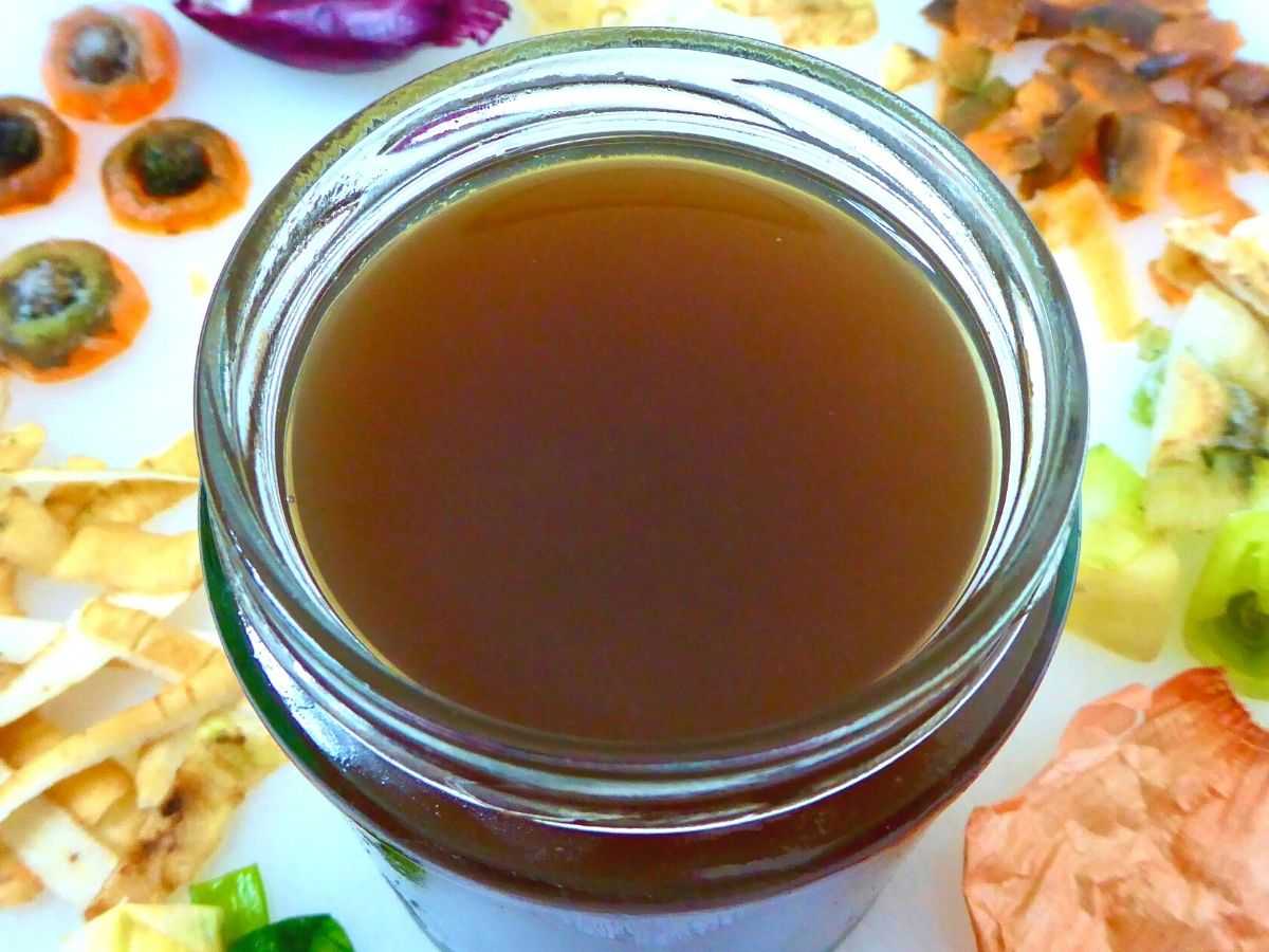 Gluten Free Broth From Vegetable Scraps